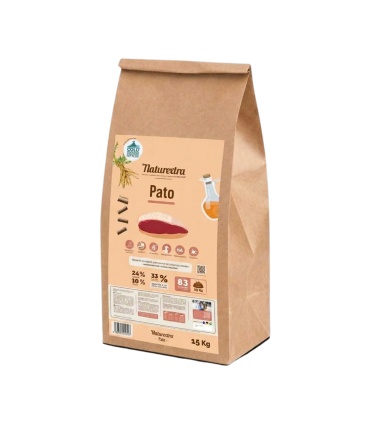 Naturextra Pato pienso prensado en frío para perros