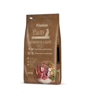 FITMIN Purity GF Senior Light Lamb pienso light sin cereales con cordero para perros mayores
